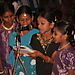 Girl singers in village church.
