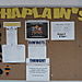 Chaplain's noticeboards everywhere.