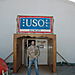 Scotty outside the USO facility at Camp Virginia, Kuwait.