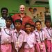 With Smiley Prasad and some pupils