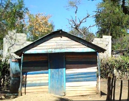 Typical Haitian house