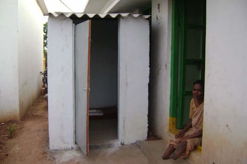 Toilet for the leprosy church.