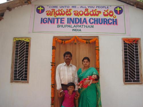 Pastor Prabhakar and his family