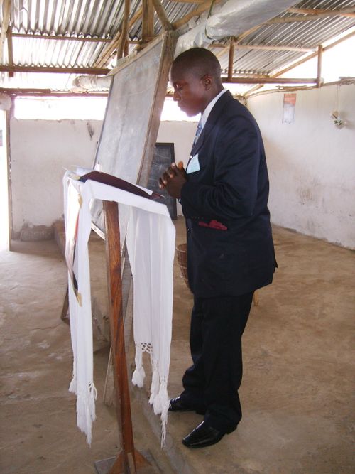 Pastor Daniel Bona from Sierra Leone.