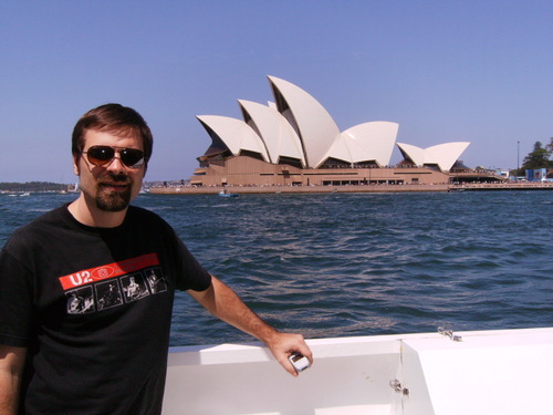 On the Ferry, Sydney Opera House.